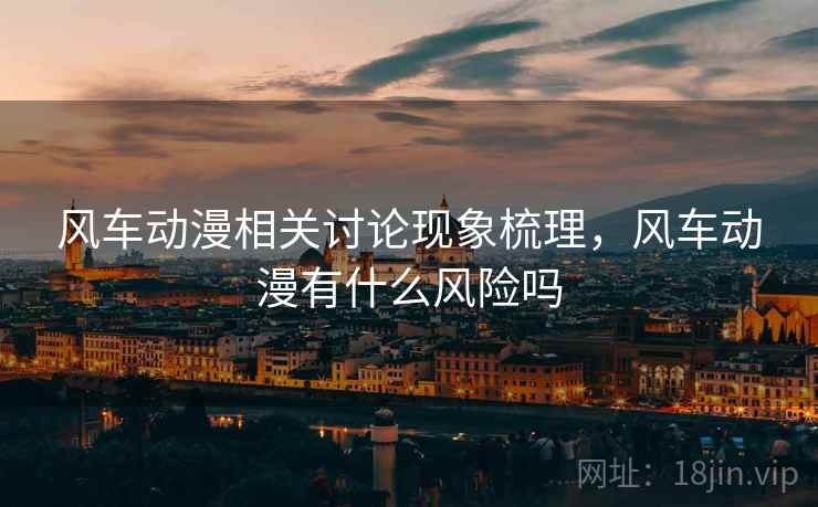 风车动漫相关讨论现象梳理，风车动漫有什么风险吗