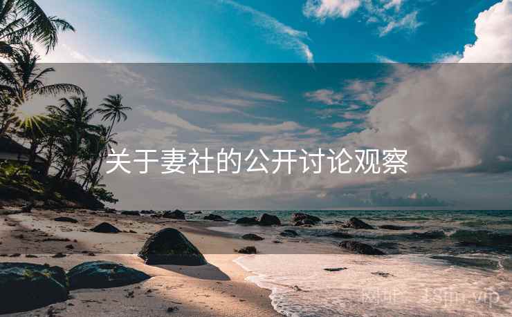 关于妻社的公开讨论观察