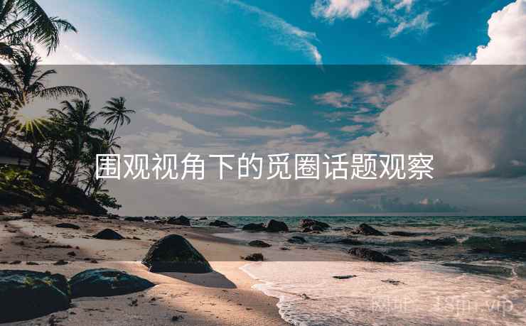 围观视角下的觅圈话题观察