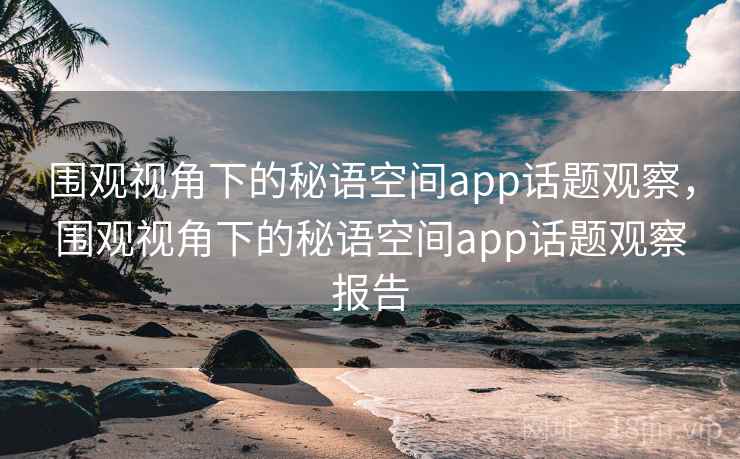 围观视角下的秘语空间app话题观察，围观视角下的秘语空间app话题观察报告